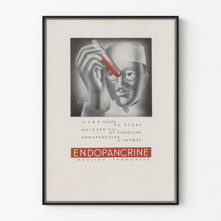 Vintage Poster Endocrine Insulin French