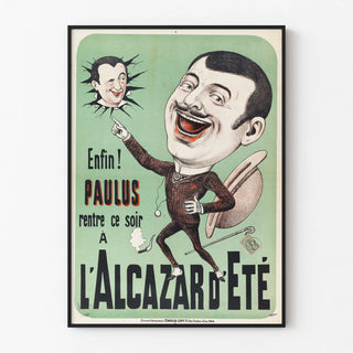 Vintage Paulus Poster at the Summer Alcazar