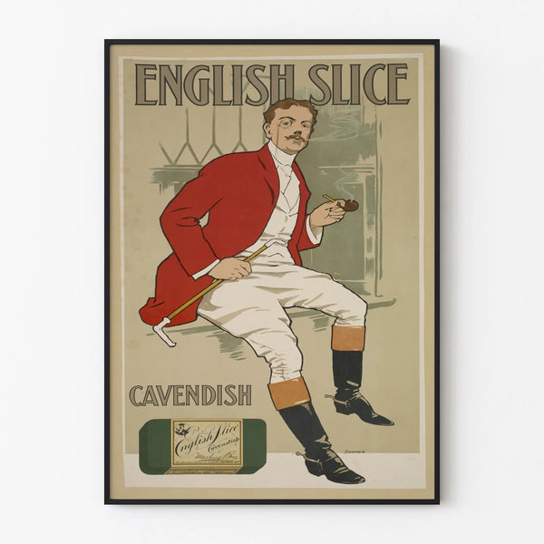 Vintage English Slice Cavendish Style Poster