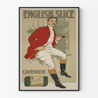 Vintage Advertising Poster English Slice Cavendish