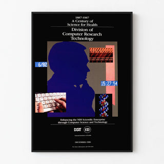 Vintage Scientific Poster - Computer Research Division 1986