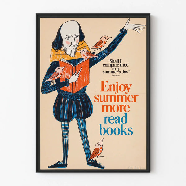 Decorative Poster Enjoy Summer More Read Books Artem Legrand