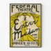 Vintage theater poster Federal Theatre Enter Madam