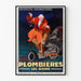 Vintage Poster of Plombières-les-Bains - Treatment for Enteritis and Rheumatism