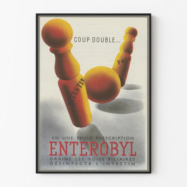 Vintage Enterobyl Poster Wall Decoration Health