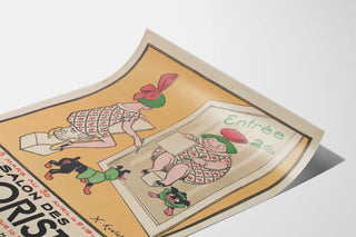 Poster of the Humorists' Exhibition - La Boétie Gallery 1920s