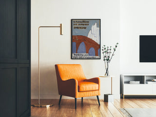 Vintage Artistic Poster of the Landeskunstschule Art Museum