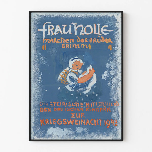 Vintage Poster Frau Holle Fairy Tale by Brothers Grimm 1943
