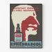 Vintage Poster Ephédrargol Respiratory Disinfectant
