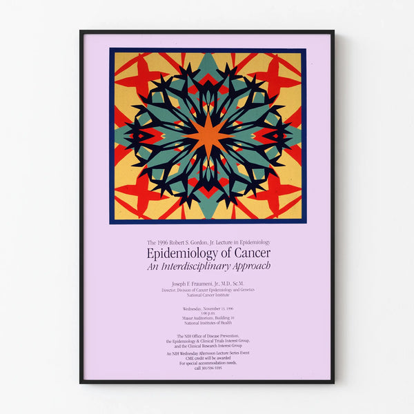 Decorative Poster on Cancer Epidemiology - Interdisciplinary Approach