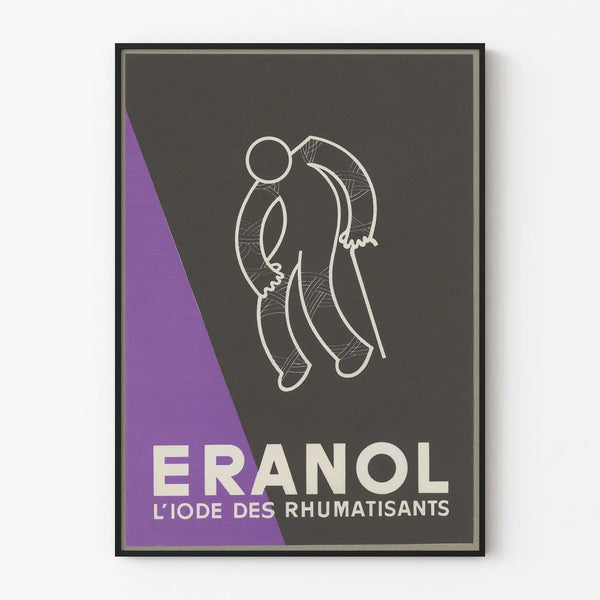 Vintage ERANOL poster for health wall decoration