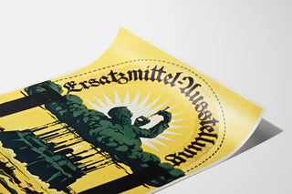 Vintage poster for the 1918 Ersatzmittel exhibition in Vienna