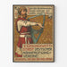 Vintage poster of the German male singing competition Kassel 1899