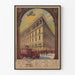 Vintage poster of Orosdi-Back establishments in Lorient