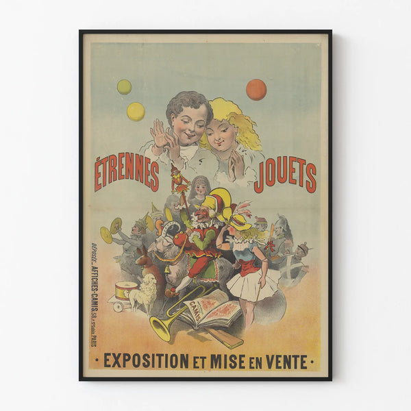 Vintage Poster New Year's Gifts Toys - Exhibition and Sale