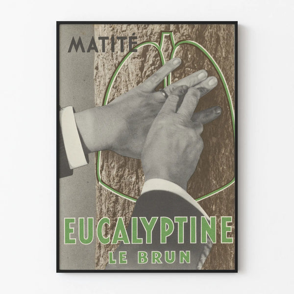 Vintage poster Eucalyptine Le Brun Matte wall decoration