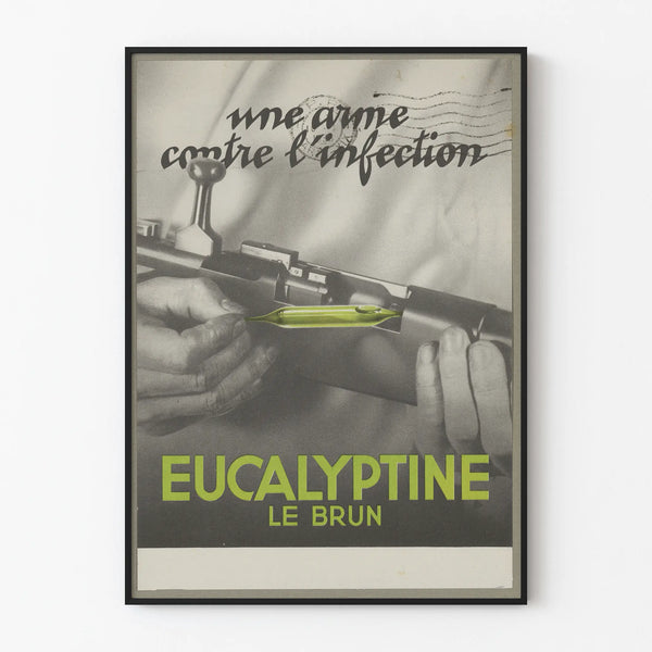 Vintage Poster Eucalyptine Le Brun Against Infection