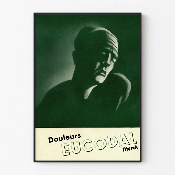 Vintage poster Eucodal Merck for wall decoration