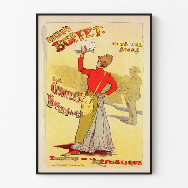Vintage Poster Eugénie Buffet The Popular Singer