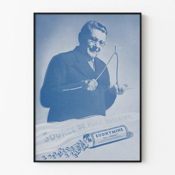 Vintage poster Euonymine Paul Thibault handcrafted wall decoration