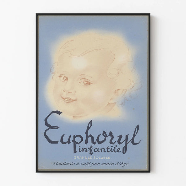 Vintage Euphoryl Children's Poster for Wall Decoration