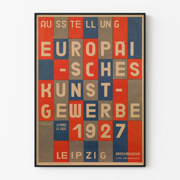 European Arts and Crafts Exhibition Poster 1927