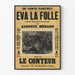 Vintage Poster Eva the Crazy by Auguste Ménard