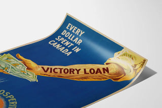 Vintage Poster Victory Loan - Investment for Canada's Prosperity