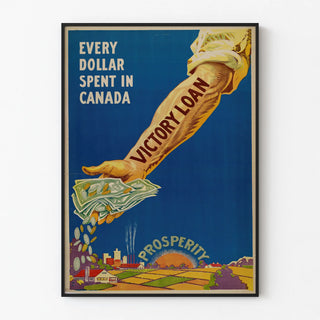 Vintage Poster Victory Loan - Investment for Canada's Prosperity