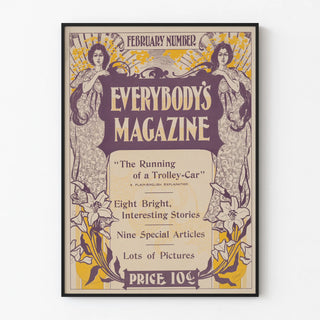 Vintage Poster Everybody's Magazine - February