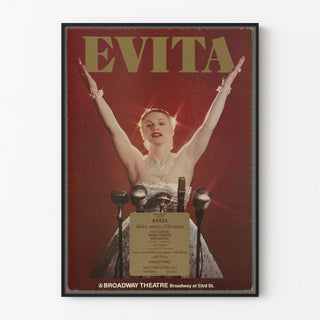 Vintage Evita Theater Broadway Poster