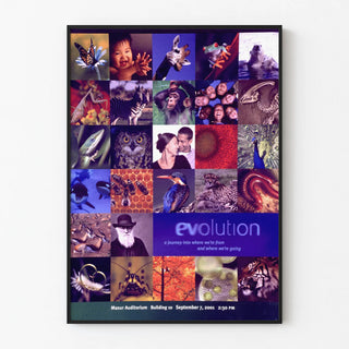 Evolution Poster: Journey Through the Origin and Future of Life