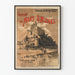 Vintage poster of a trip to Mont Saint-Michel by the Western Railway