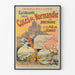 Vintage poster of excursions along the coasts of Normandy, Brittany, and the Isle of Jersey