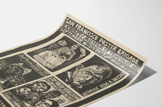 Vintage San Francisco Poster Brigade - Exhibition 1977 Museum of Temporary Art Poster