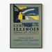 Vintage Poster for the Federal Art Exhibition Illinois