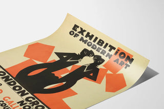 Vintage poster for the modern art exhibition London Group