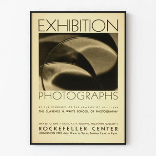 Vintage photographic exhibition poster - Clarence White School of Photography