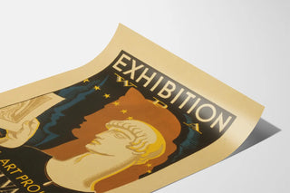 Vintage WPA Federal Art Project Pennsylvania Exhibition Poster