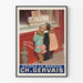 Vintage Poster for Double Cream Cheeses Charles Gervais Promotion