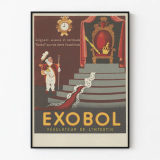 Vintage poster Exobol intestinal regulator