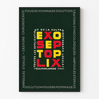 Vintage Poster Exoseptoplix Sulfanilamide