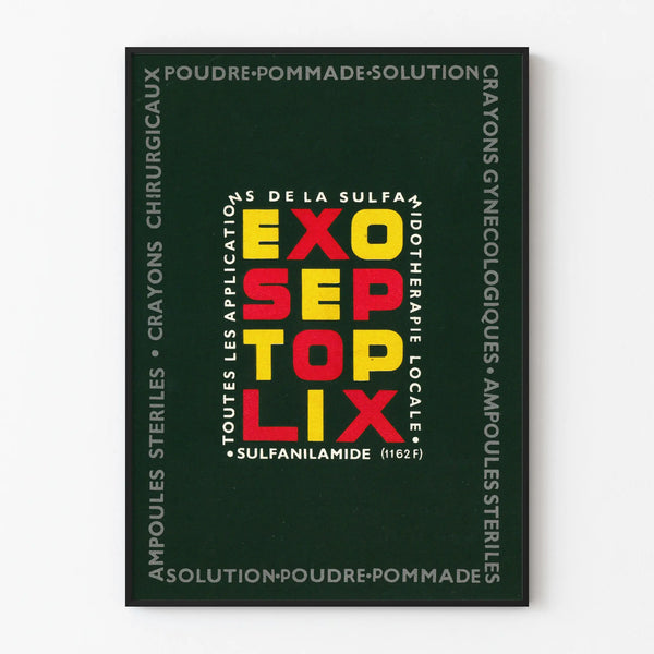 Vintage Poster Exoseptoplix Sulfanilamide