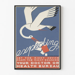 Vintage health advice poster by your doctor or health office