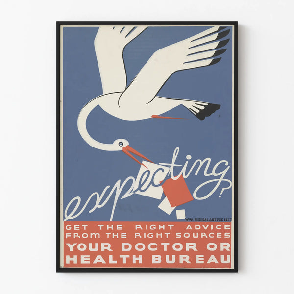 Vintage health advice poster by your doctor or health office