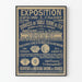 Vintage poster for the Terre de Fer tableware exhibition