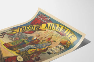 Vintage Poster of the Annamite Theater - Colonial Exhibition at Esplanade des Invalides