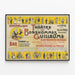 Vintage Poster Théâtre des Bonshommes Guillaume Exhibition 1900 — framed artwork on a wall