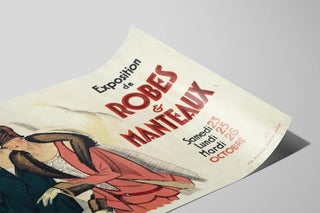 Vintage Poster for Dress and Coat Exhibition — artwork view