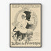 Vintage poster for exhibition of paintings and drawings by A. Willette
